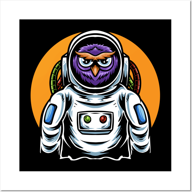 astro owl Wall Art by TSLH_Artlab